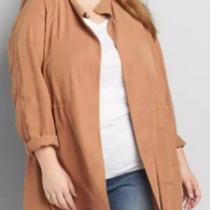 Twill Utility Duster Jacket